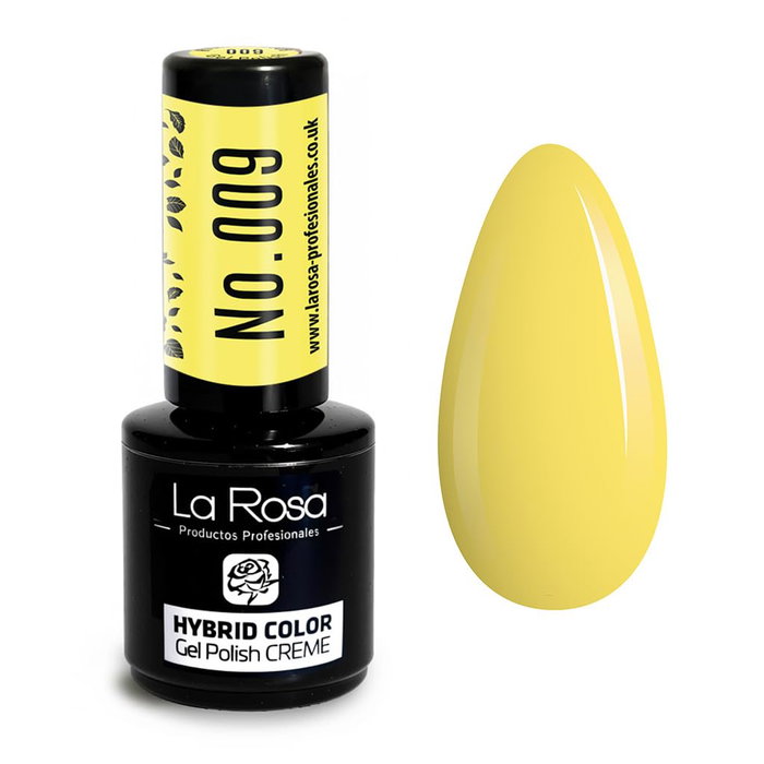 La Rosa Esmalte Semipermanente UV/LED Creme Nº 009 Limón La Rosa Esmalte Semipermanente UV/LED Creme Nº 009 Limón