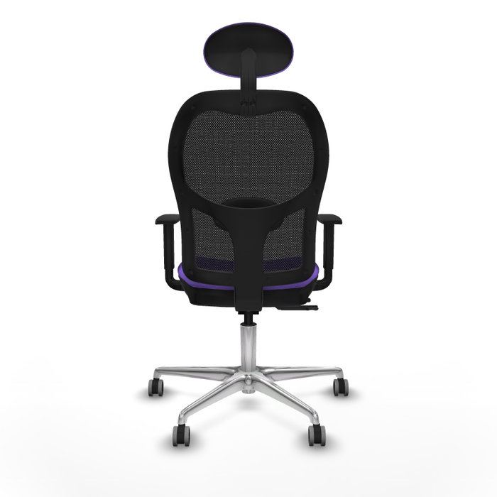 PIQUERAS Y CRESPO Silla de oficina Jorquera con mecanismo Sincro/Traslack, Lila y Negro PIQUERAS Y CRESPO Silla de oficina Jorquera con mecanismo Sincro/Traslack, Lila y Negro