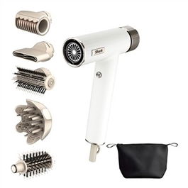 Shark HD352EU Secador de Pelo y Moldeador SpeedStyle RapidGloss con Tecnología Coanda para Cabello con Brillo y Suavidad, 3 Accesorios y Bolsa de Viaje