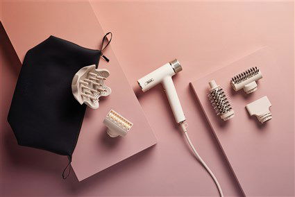 Shark HD352EU Secador de Pelo y Moldeador SpeedStyle RapidGloss con Tecnología Coanda para Cabello con Brillo y Suavidad, 3 Accesorios y Bolsa de Viaje