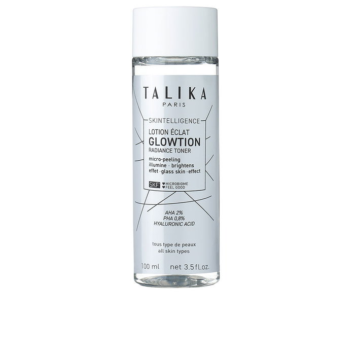 Talika SKINTELLIGENCE Glowtion Loción Micro-Peeling Iluminadora - Efecto Glass Skin, con Ácido Lactobiónico e Hialurónico, 100 ml Talika SKINTELLIGENCE Glowtion Loción Micro-Peeling Iluminadora - Efecto Glass Skin, con Ácido Lactobiónico e Hialurónico, 100 ml