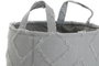 DKD Home Decor Set de 3 Cestas de Poliéster KONDO Gris y Crema