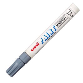 Uni-Ball Marcador Permanente Paint Marker PX-20 L Gris