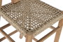 DKD Home Decor Taburete Natural 55 x 98 x 52 cm Teca Fibra