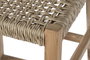 DKD Home Decor Taburete Natural 55 x 98 x 52 cm Teca Fibra