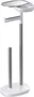 Joseph Joseph EasyStore St.Steel Toilet Roll Holder Silver / White