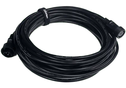 Algamlight Cable DMX IP65 10m XLR Macho Hembra Negro