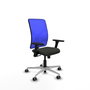 PIQUERAS Y CRESPO Silla de oficina Motilla con mecanismo Sincro, Azul y Negro