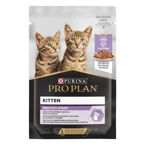 Purina Pro Plan Feline Junior Pavo Comida Húmeda para Gatitos, Alta en Proteína con Calostro, 26 x 85 g Purina Pro Plan Feline Junior Pavo Comida Húmeda para Gatitos, Alta en Proteína con Calostro, 26 x 85 g