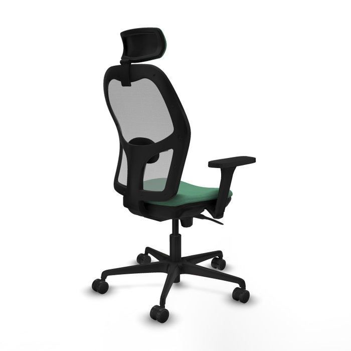 PIQUERAS Y CRESPO Silla de oficina Jorquera Verde Esmeralda y Gris