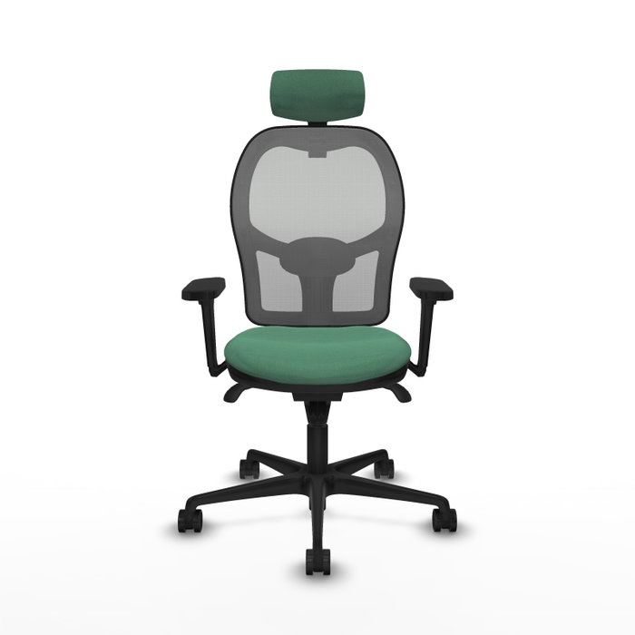 PIQUERAS Y CRESPO Silla de oficina Jorquera Verde Esmeralda y Gris