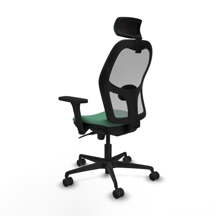 PIQUERAS Y CRESPO Silla de oficina Jorquera Verde Esmeralda y Gris
