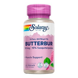 SOLARAY Petasita (Butterbur) 50Mg 60CapVeg Extracto Raíz Apto Vegano