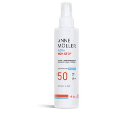 Anne Möller AQUA NON STOP Spray Solar Resistente Agua Sudor SPF50+ 175 ml Protección UVA UVB