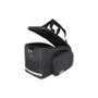 XLC Bolsa portabultos BA-M05 forma plana 10 litros con bolsillo exterior y adaptador 5 en 1