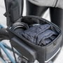 XLC Bolsa portabultos BA-M05 forma plana 10 litros con bolsillo exterior y adaptador 5 en 1