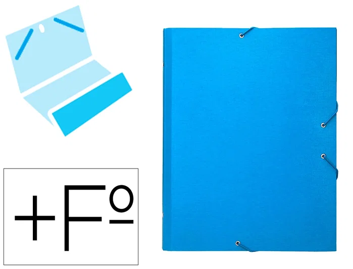Liderpapel Carpeta clasificadora 12 departamentos folio prolongado celeste Liderpapel Carpeta clasificadora 12 departamentos folio prolongado celeste