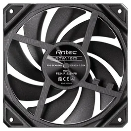 Antec Nova Ventilador para PC 120mm Negro - 95.32 CFM, PWM, FDB, Hasta 3200 RPM, Ruido 21.5-38.7 dB, 1 Unidad