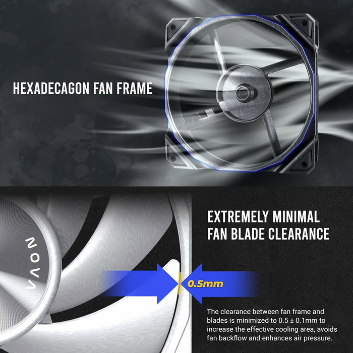 Antec Nova Ventilador de caja 120mm Negro