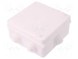 ELEKTRO-PLAST NASIELSK Caja de conexiones EP-LUX blanca con prensaestopas