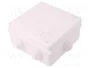 ELEKTRO-PLAST NASIELSK Caja de conexiones EP-LUX blanca con prensaestopas