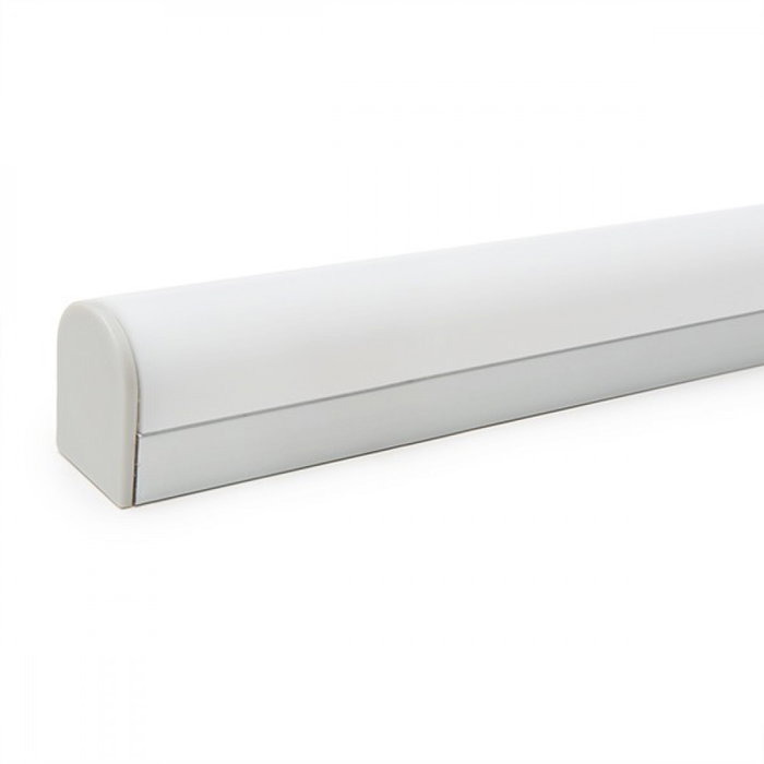 Greenice Perfil de Aluminio Curvado para Tira LED Techo/Colgante con Difusor Opal, 2M Greenice Perfil de Aluminio Curvado para Tira LED Techo/Colgante con Difusor Opal, 2M