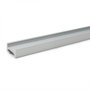 Greenice Perfil de Aluminio Curvado para Tira LED Techo/Colgante con Difusor Opal, 2M