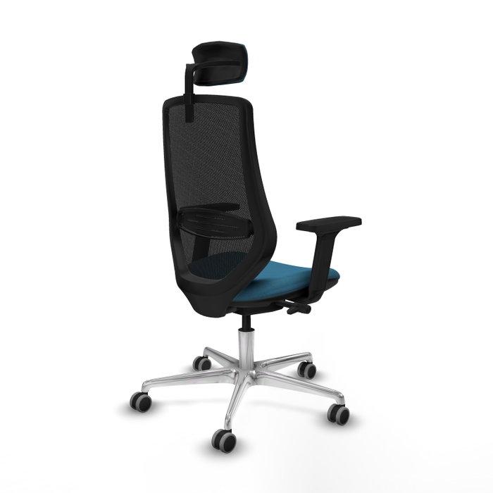 PIQUERAS Y CRESPO Silla de oficina Mardos con mecanismo Sincro/Traslack, Verde petróleo y Negro PIQUERAS Y CRESPO Silla de oficina Mardos con mecanismo Sincro/Traslack, Verde petróleo y Negro