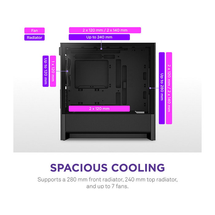 NZXT H3 Flow Negro