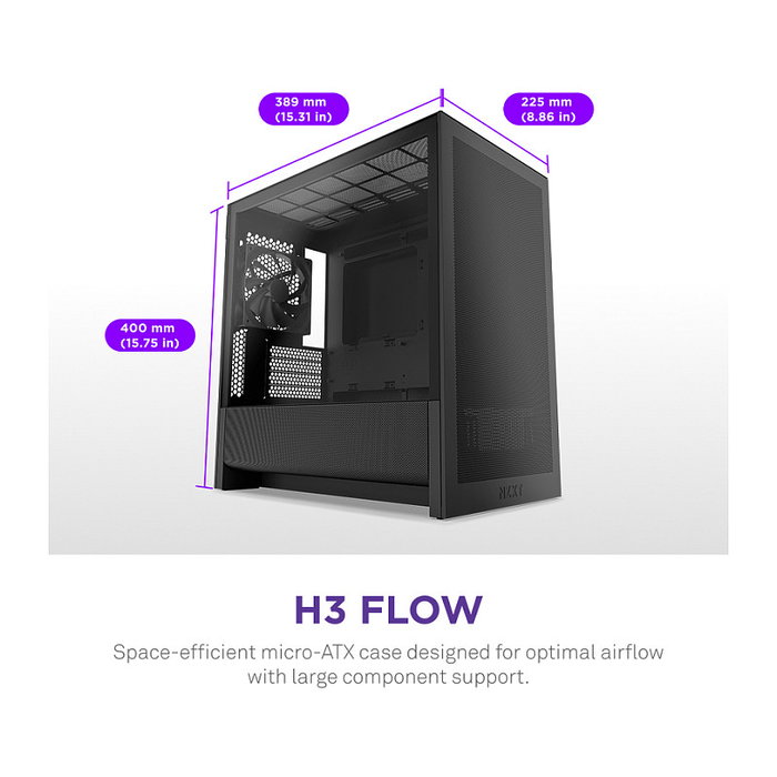 NZXT H3 Flow Negro