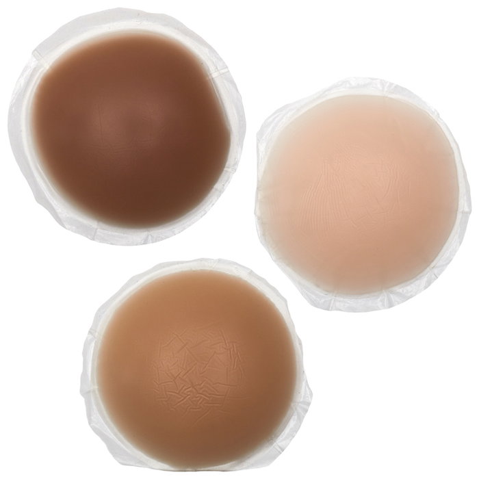 Cosmetic Club Par De Cubrepezones Silicona Autoadhesivos Invisibles Talla Única 6.5 cm