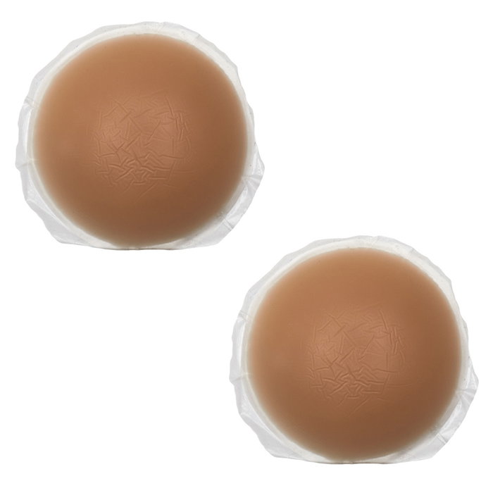 Cosmetic Club Par De Cubrepezones Silicona Autoadhesivos Invisibles Talla Única 6.5 cm