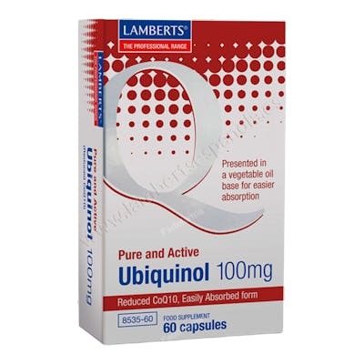 LAMBERTS Ubiquinol 100 mg 60 Cápsulas LAMBERTS Ubiquinol 100 mg 60 Cápsulas