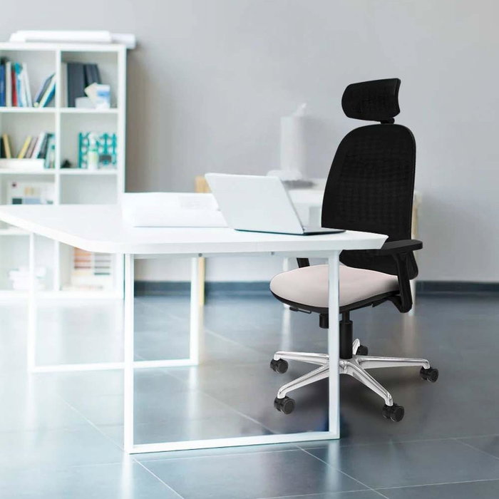 PIQUERAS Y CRESPO Silla de oficina Cilanco Azul y Gris PIQUERAS Y CRESPO Silla de oficina Cilanco Azul y Gris