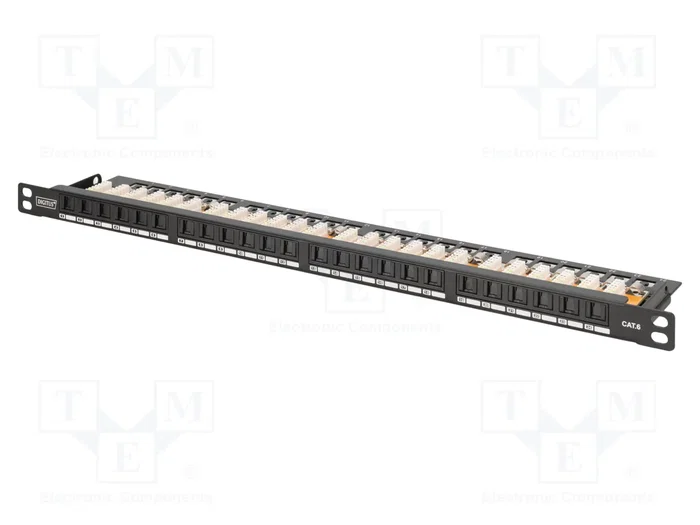 DIGITUS Patch Panel Cat 6 24 Puertos RJ45 0.5U DIGITUS Patch Panel Cat 6 24 Puertos RJ45 0.5U
