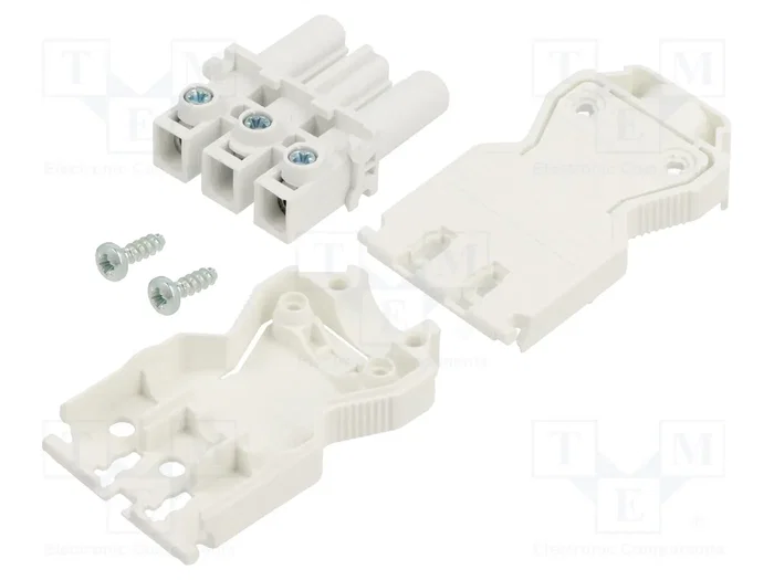 STEGO Conector hembra 121/122 blanco