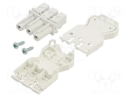 STEGO Conector hembra 121/122 blanco