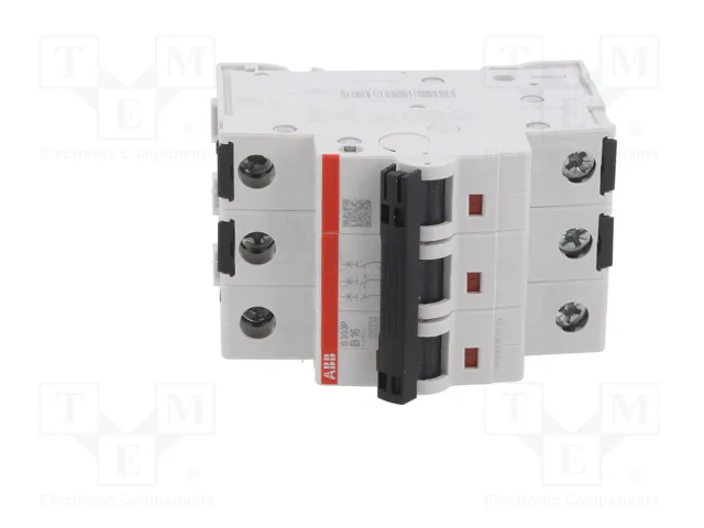 ABB S300P Interruptor magnetotérmico 16A 3 polos Caract B ABB S300P Interruptor magnetotérmico 16A 3 polos Caract B