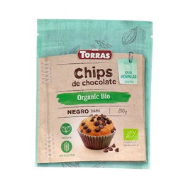 Torras Chips Chocolate Negro Mini 200gr Bio Sin Gluten Vegano