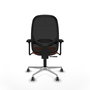 PIQUERAS Y CRESPO Silla de oficina Cilanco Naranja y Negro