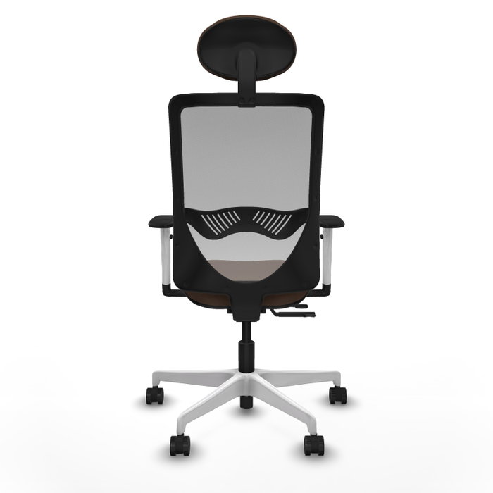 PIQUERAS Y CRESPO Silla de oficina Zulema con mecanismo Sincro/Traslack Marrón y Gris PIQUERAS Y CRESPO Silla de oficina Zulema con mecanismo Sincro/Traslack Marrón y Gris