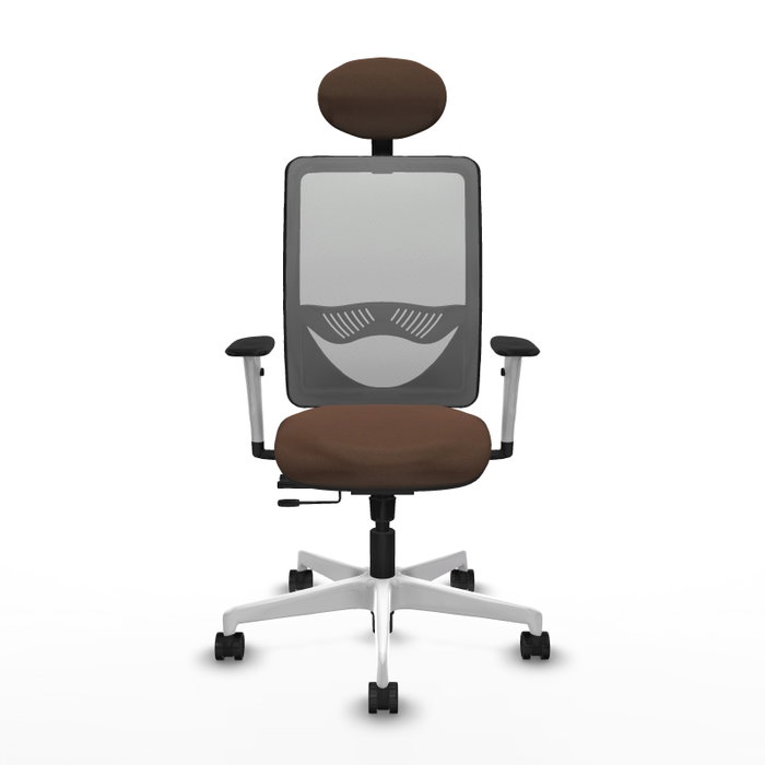 PIQUERAS Y CRESPO Silla de oficina Zulema con mecanismo Sincro/Traslack Marrón y Gris PIQUERAS Y CRESPO Silla de oficina Zulema con mecanismo Sincro/Traslack Marrón y Gris