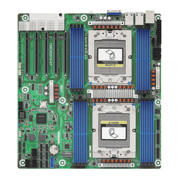 ASRock TURIN2D16-2T EEB Dual Socket SP5 ASRock TURIN2D16-2T EEB Dual Socket SP5