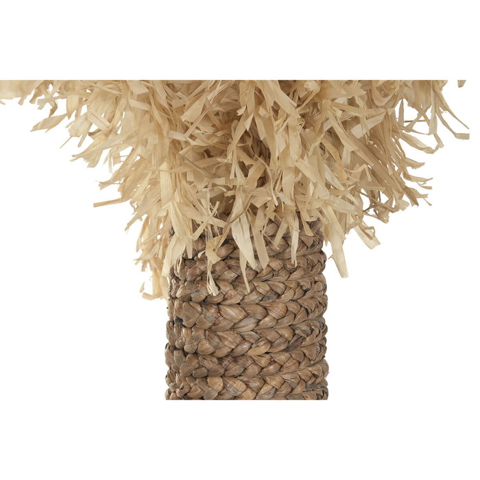DKD Home Decor Decoración Palmera Natural de Fibra y Metal