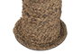 DKD Home Decor Decoración Palmera Natural de Fibra y Metal