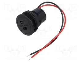 PRO CAR Alimentador USB con 2 puertos USB C Power Delivery