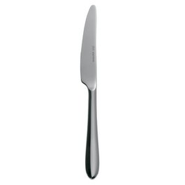Summa Cuchillo de Postre - Cuchillería de Acero Inoxidable 18/10 Plata, Pulido Espejo, 190 mm (Set de 12)