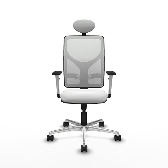 PIQUERAS Y CRESPO Silla de oficina Motilla Blanca con Mecanismo Sincro PIQUERAS Y CRESPO Silla de oficina Motilla Blanca con Mecanismo Sincro