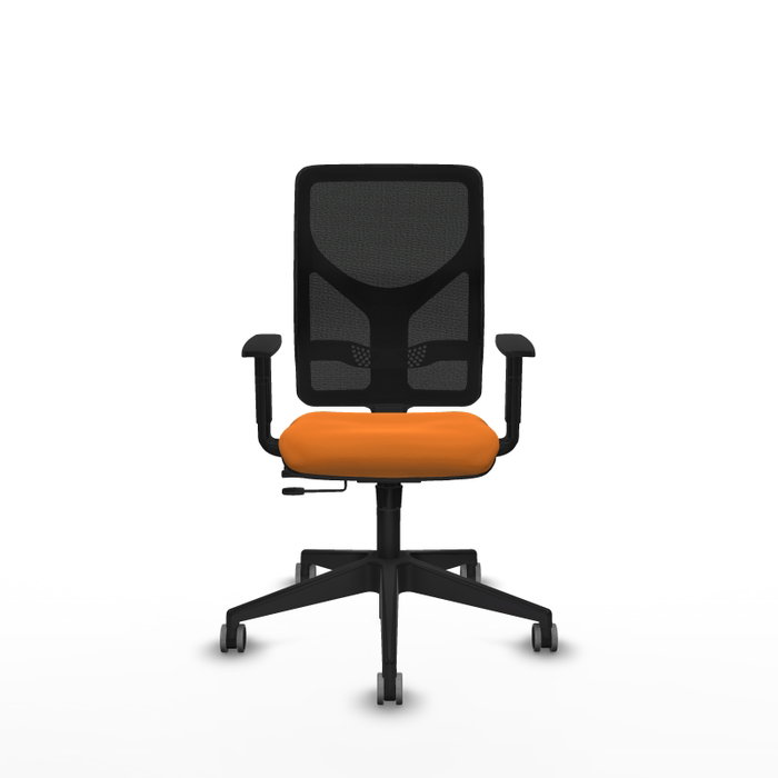 PIQUERAS Y CRESPO Silla de oficina Motilla con mecanismo Sincro/Traslack, Naranja y Negro PIQUERAS Y CRESPO Silla de oficina Motilla con mecanismo Sincro/Traslack, Naranja y Negro