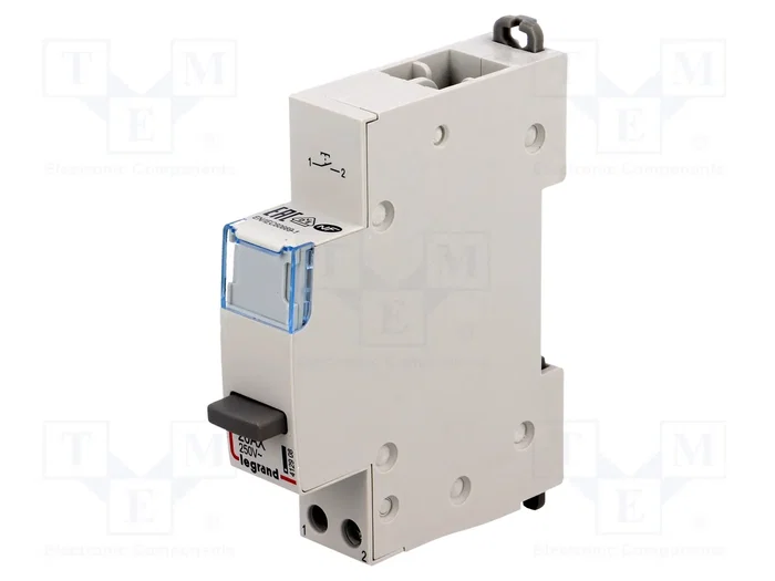 LEGRAND Interruptor de botón 250VAC 20A gris LEGRAND Interruptor de botón 250VAC 20A gris